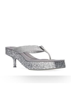 NIB Alexander Wang Jessie Glitter Platform Slide Sandals